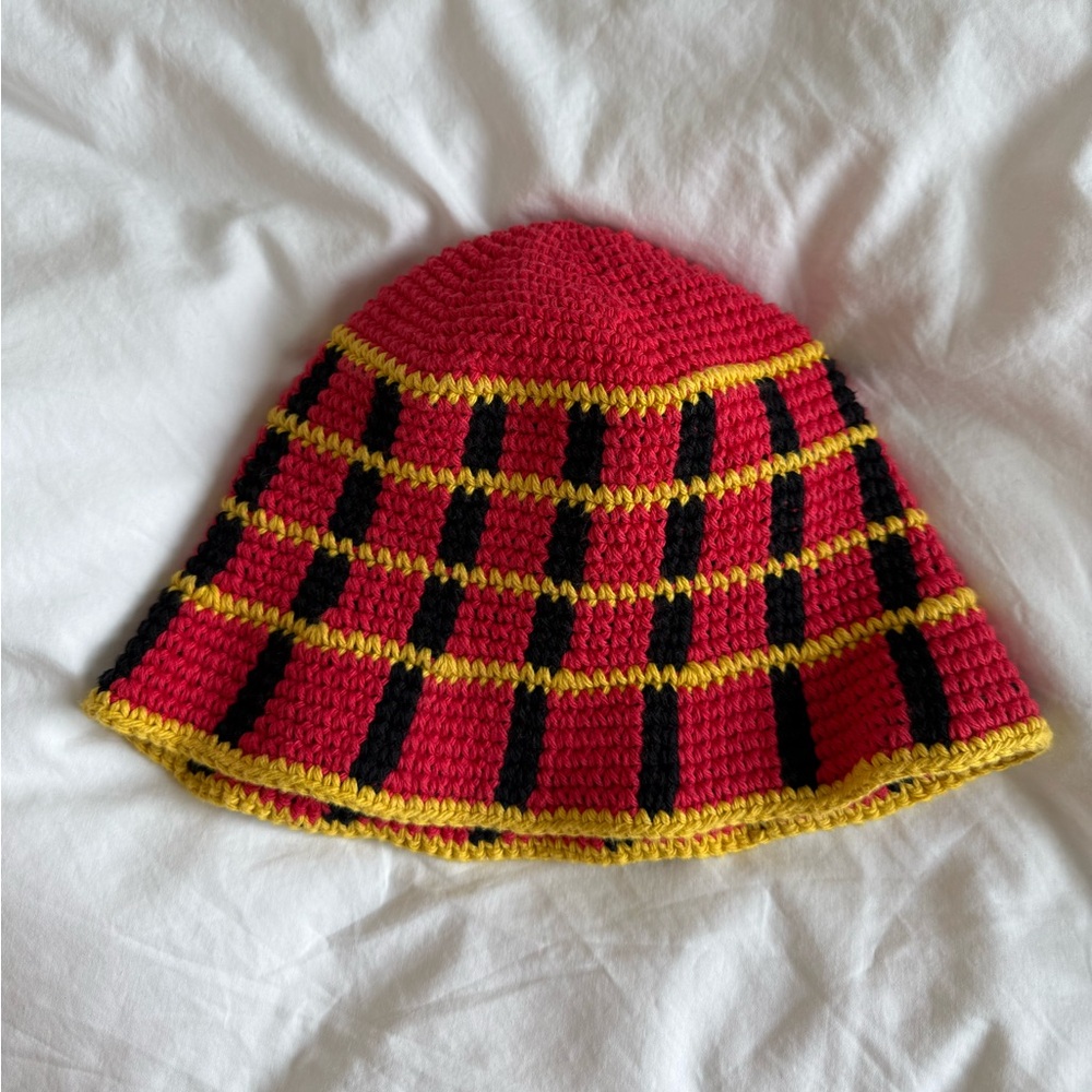 Memorial Day Racer Plaid Bucket Hat - Picture 2 of 5